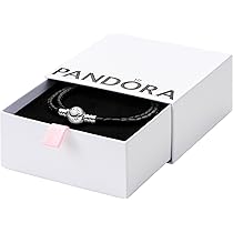 Amazon | Pandora Moments ダブルウーブンレザーブレスレット